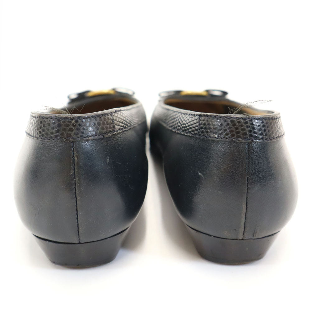 Salvatore Ferragamo サルヴァトーレフェラガモ イタリア製 パンプス Feb-51 ブラック レディース