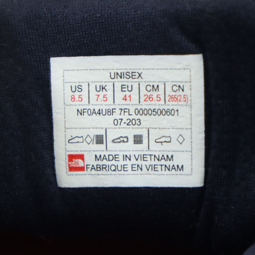THE NORTH FACE ノースフェイス アウトドア NF0A4U8F スニーカー 26.5 ネイビー ユニセックス ビブラムソール メンズ
