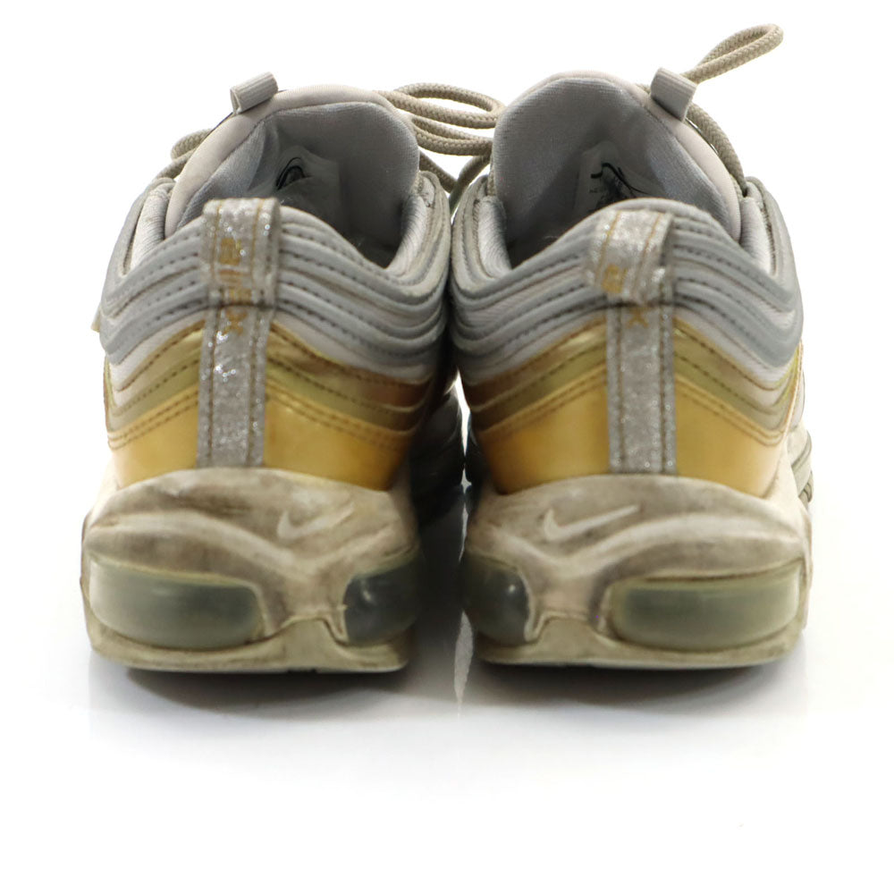 NIKE ナイキ エアマックス97 スニーカー 25 ゴールド×シルバー メンズ