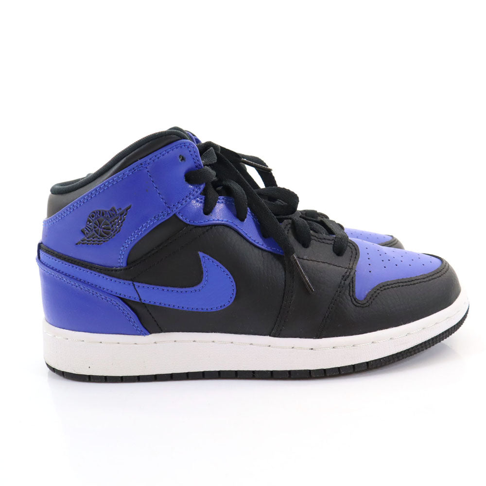 NIKE ナイキ エアージョーダン 1 ミッド スニーカー 24 ブルー AIR JORDAN 1 MID GS 554725-077 レディース
