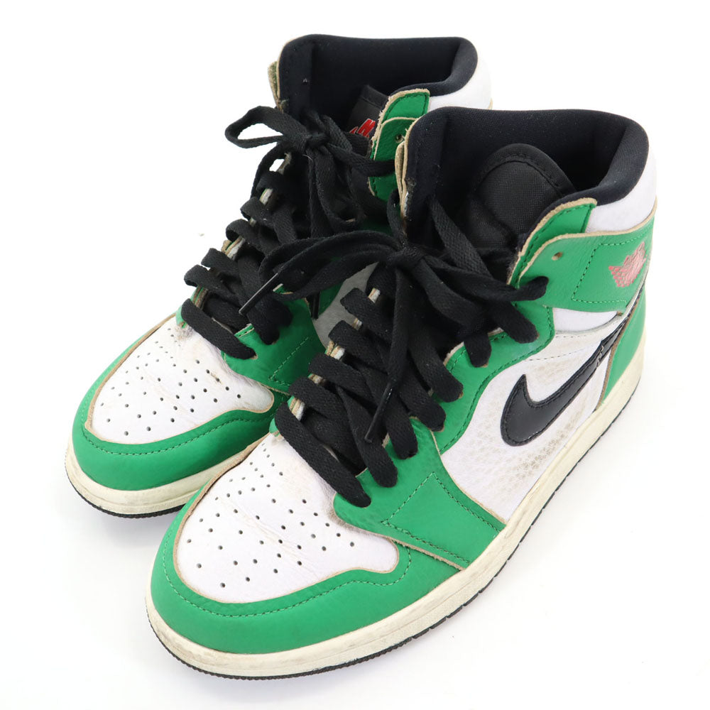 NIKE ナイキ エアジョーダン1 レトロ ハイ OG スニーカー 23.5 グリーン AIR JORDAN 1 RETRO HIGH OG DB4612-300 レディース