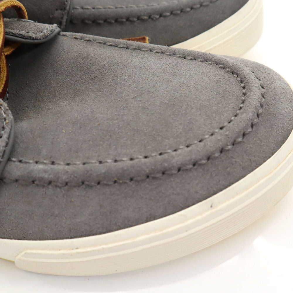 POLO RALPH LAUREN ポロラルフローレン スエードレザー スニーカー UK 7.5 グレー シューズ メンズ