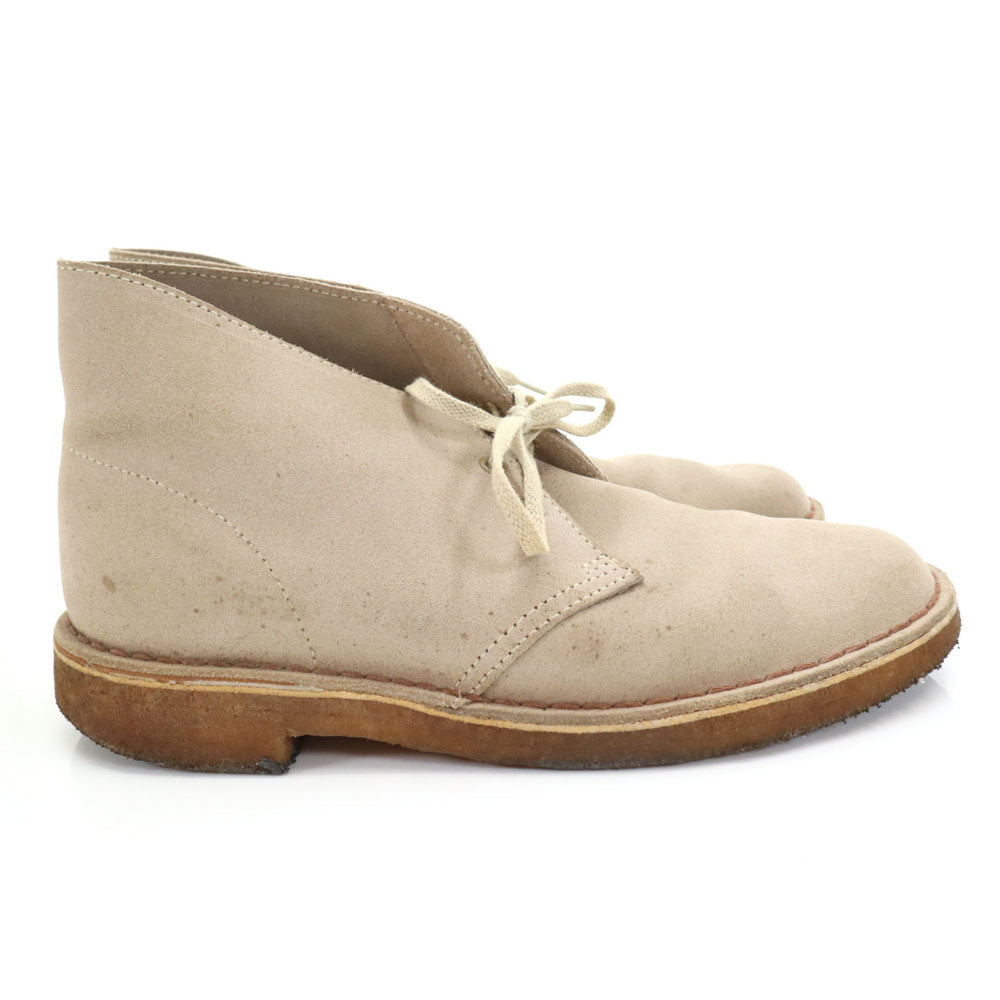 クラークス オリジナルス デザート ブーツ 6 1/2 グレージュ 31695 クレープソール 箱付き チャッカー メンズ