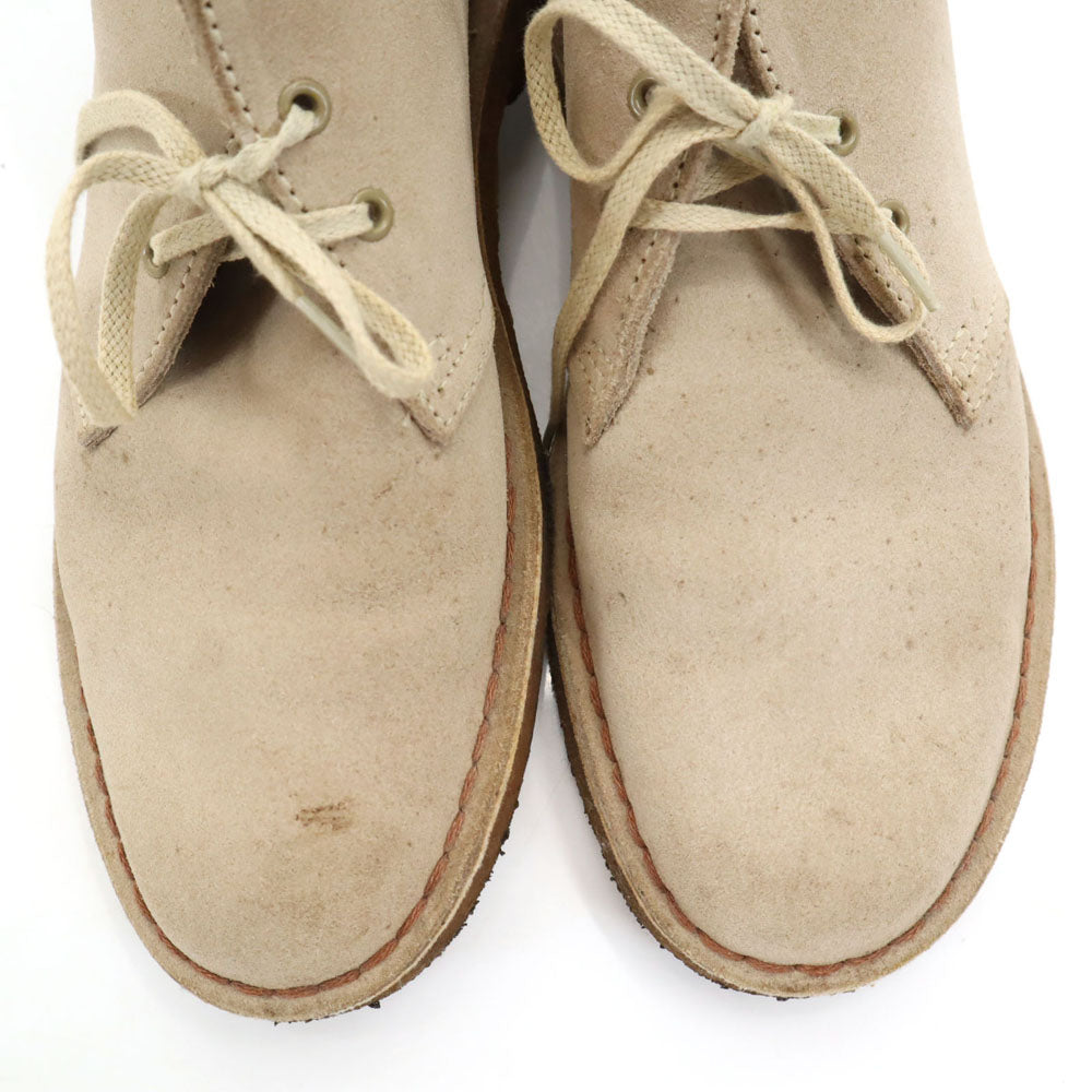 クラークス オリジナルス デザート ブーツ 6 1/2 グレージュ 31695 クレープソール 箱付き チャッカー メンズ