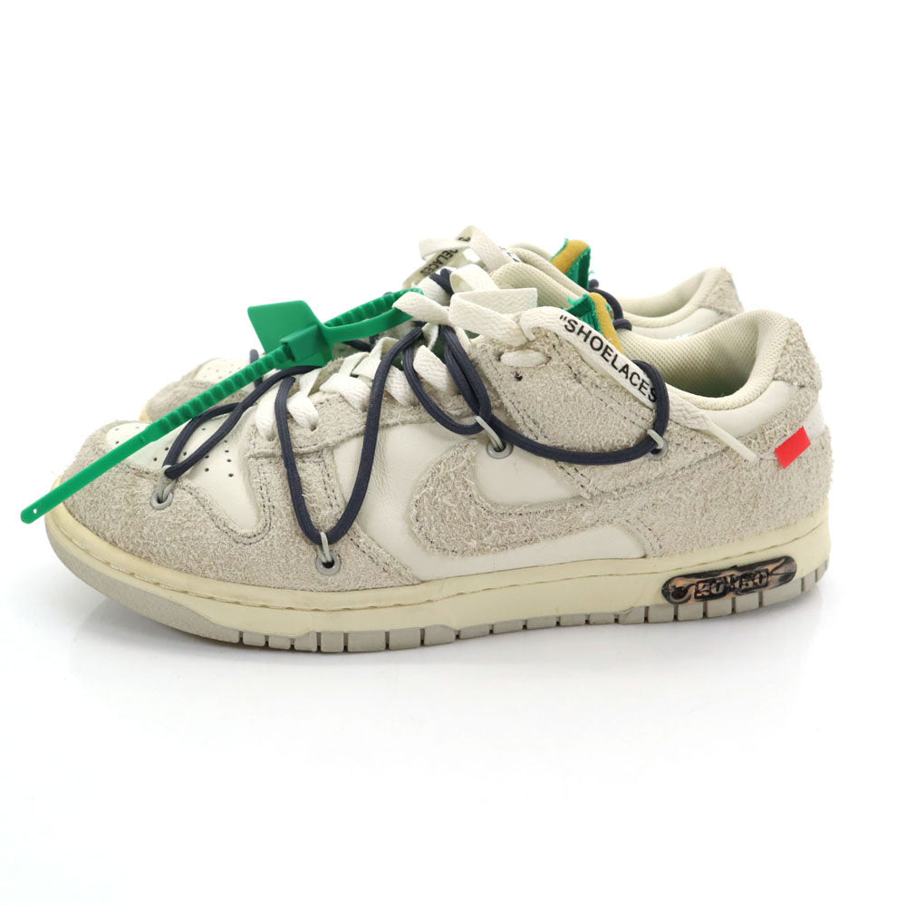 NIKE ナイキ オフホワイト コラボ ダンク ロー スニーカー 27.5