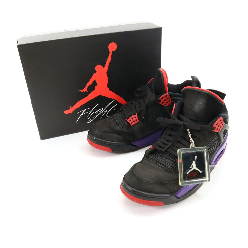 NIKE AIR JORDAN ナイキ エアジョーダン 4 レトロ スニーカー 28 ブラック AQ3816-065 4 RETRO NRG 箱付き メンズ