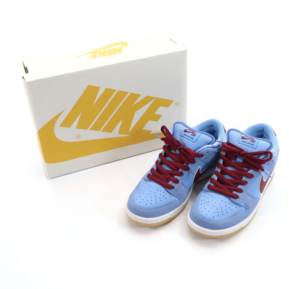 ナイキエスビー ダンク ロー プロ フィラデルフィア・フィリーズ スニーカー 26 バラーブルー NIKE SB DQ4040-400 箱付き メンズ