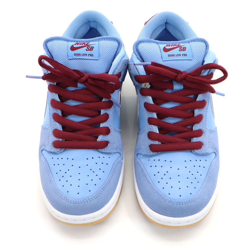 ナイキエスビー ダンク ロー プロ フィラデルフィア・フィリーズ スニーカー 26 バラーブルー NIKE SB DQ4040-400 箱付き メンズ