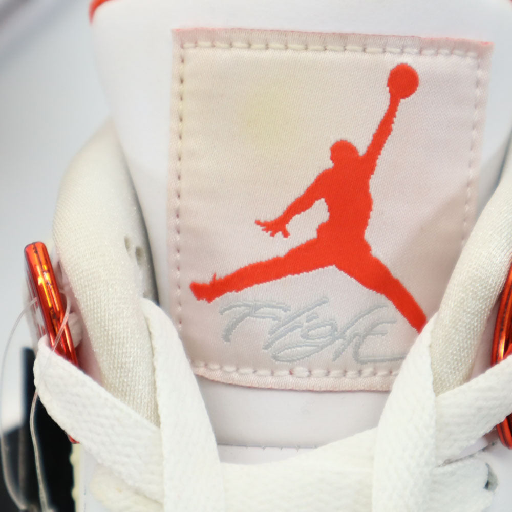 ナイキ エアジョーダン 未使用 エアジョーダン 4 レトロ スニーカー 26 ホワイト NIKE AIR JORDAN CT8527-118 メンズ