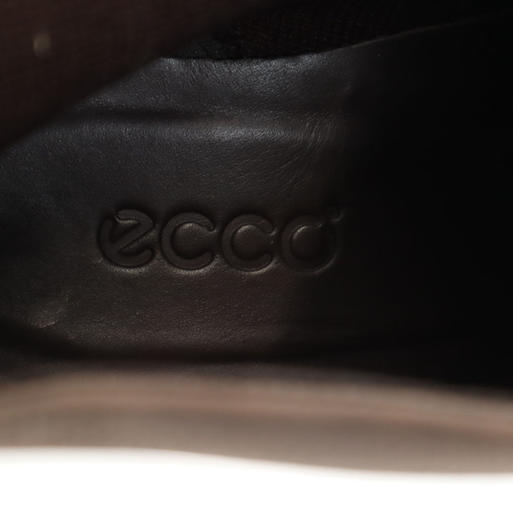 ECHO エコー レザー アンクル ブーツ 39 ブラウン 箱付き23356302072 ショート レディース