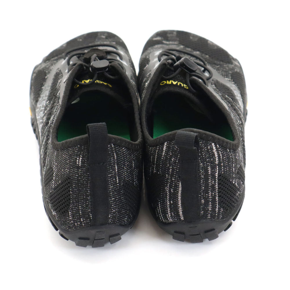 サグアロ ベアフット シューズ 44 ブラック メッシュ メンズ