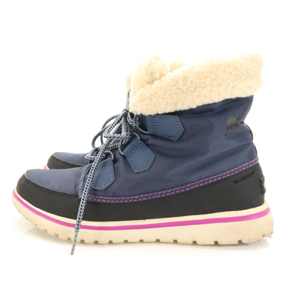 SOREL ソレル COZY CARNIVAL ブーツ 24.0cm ネイビー 箱付き レディース