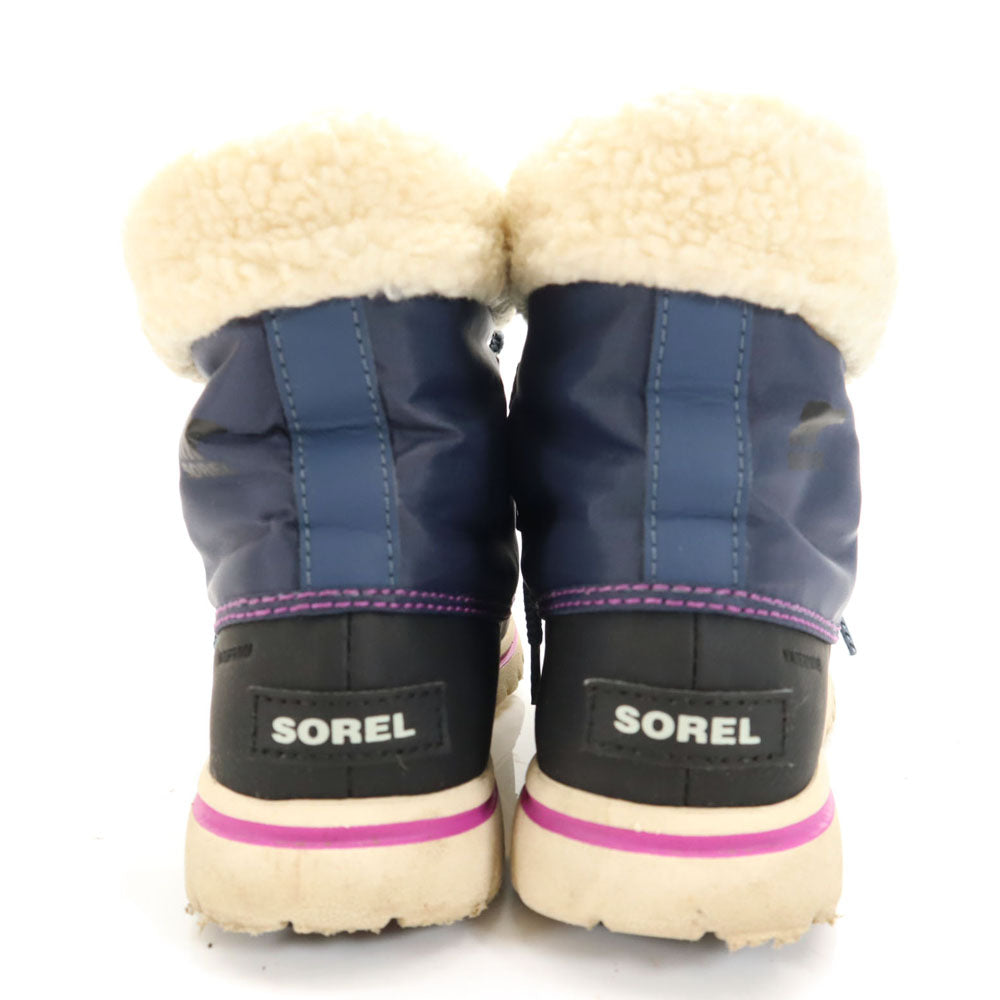 SOREL ソレル COZY CARNIVAL ブーツ 24.0cm ネイビー 箱付き レディース
