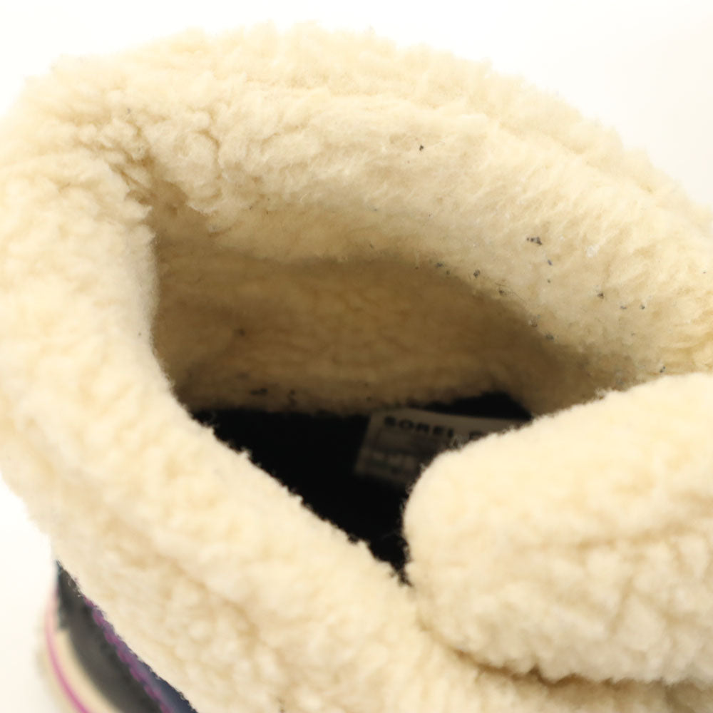 SOREL ソレル COZY CARNIVAL ブーツ 24.0cm ネイビー 箱付き レディース