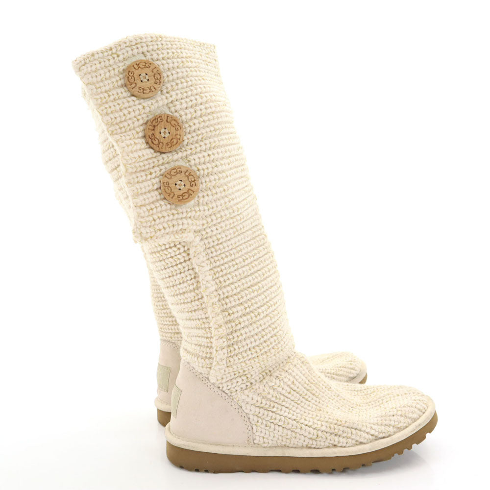 UGG アグ ニット ブーツ 23 アイボリー 1876 レディース