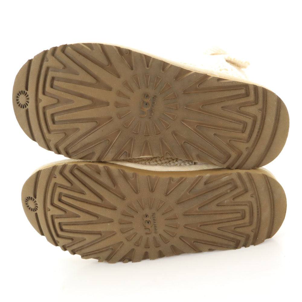 UGG アグ ニット ブーツ 23 アイボリー 1876 レディース