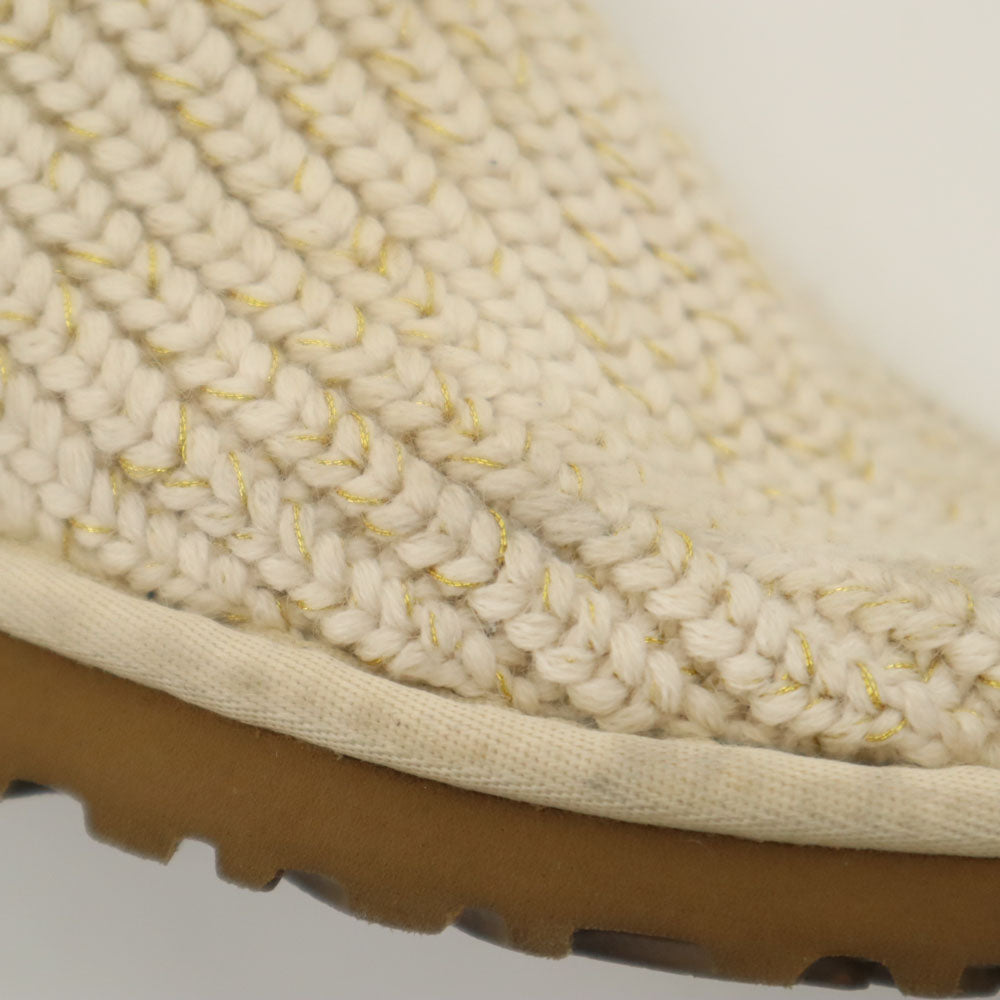 UGG アグ ニット ブーツ 23 アイボリー 1876 レディース