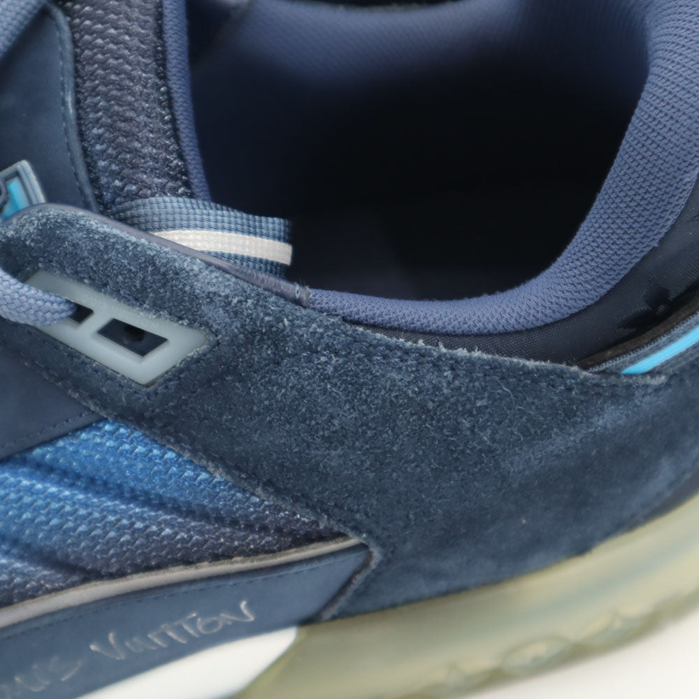 LOUIS VUITTON ルイヴィトン イタリア製 アビューライン スニーカー 8 ネイビー メンズ