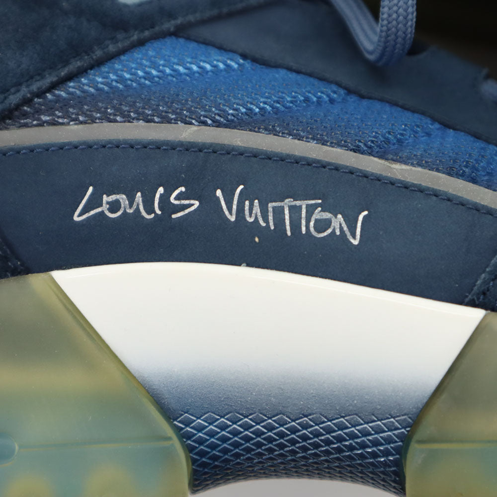 LOUIS VUITTON ルイヴィトン イタリア製 アビューライン スニーカー 8 ネイビー メンズ
