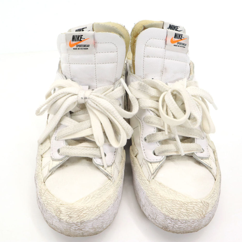 NIKE ナイキ sacai サカイ コラボ ブレーザー ロー スニーカー 24 ホワイト DM6443-100 レディース