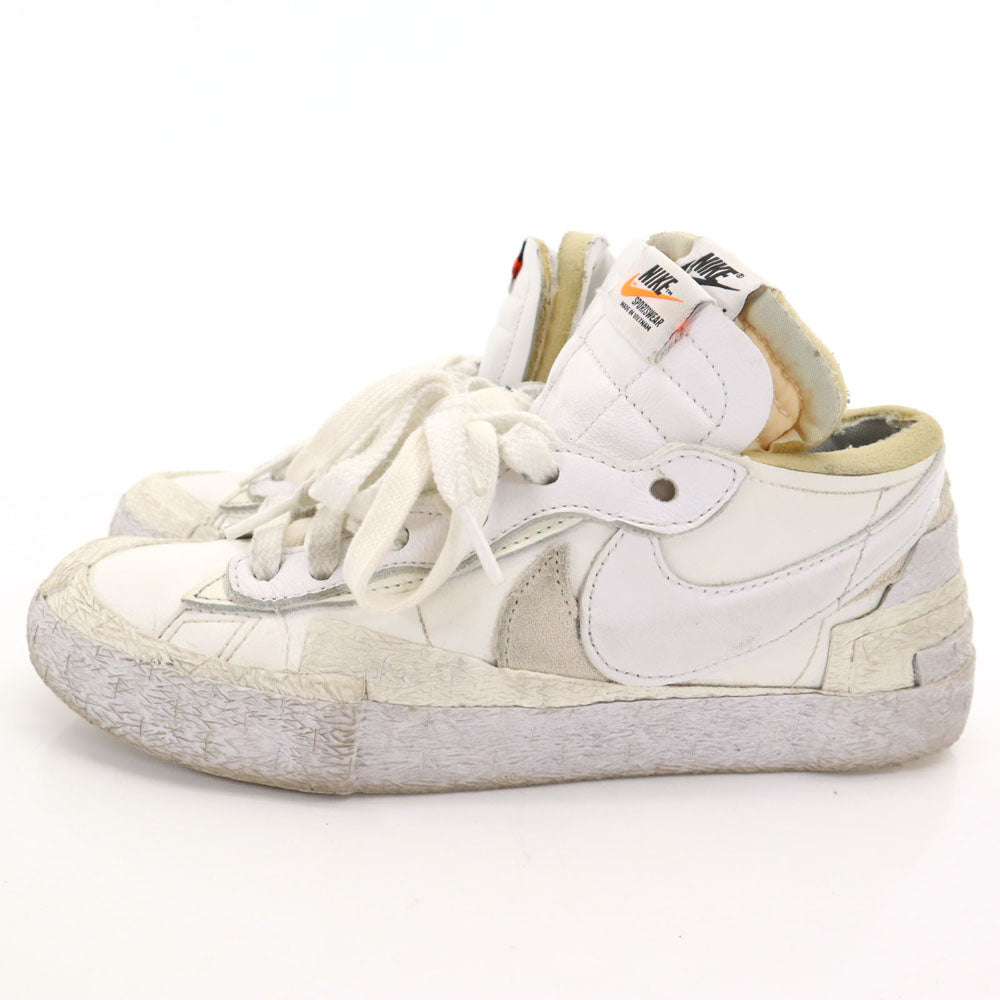 NIKE ナイキ sacai サカイ コラボ ブレーザー ロー スニーカー 24 ホワイト DM6443-100 レディース