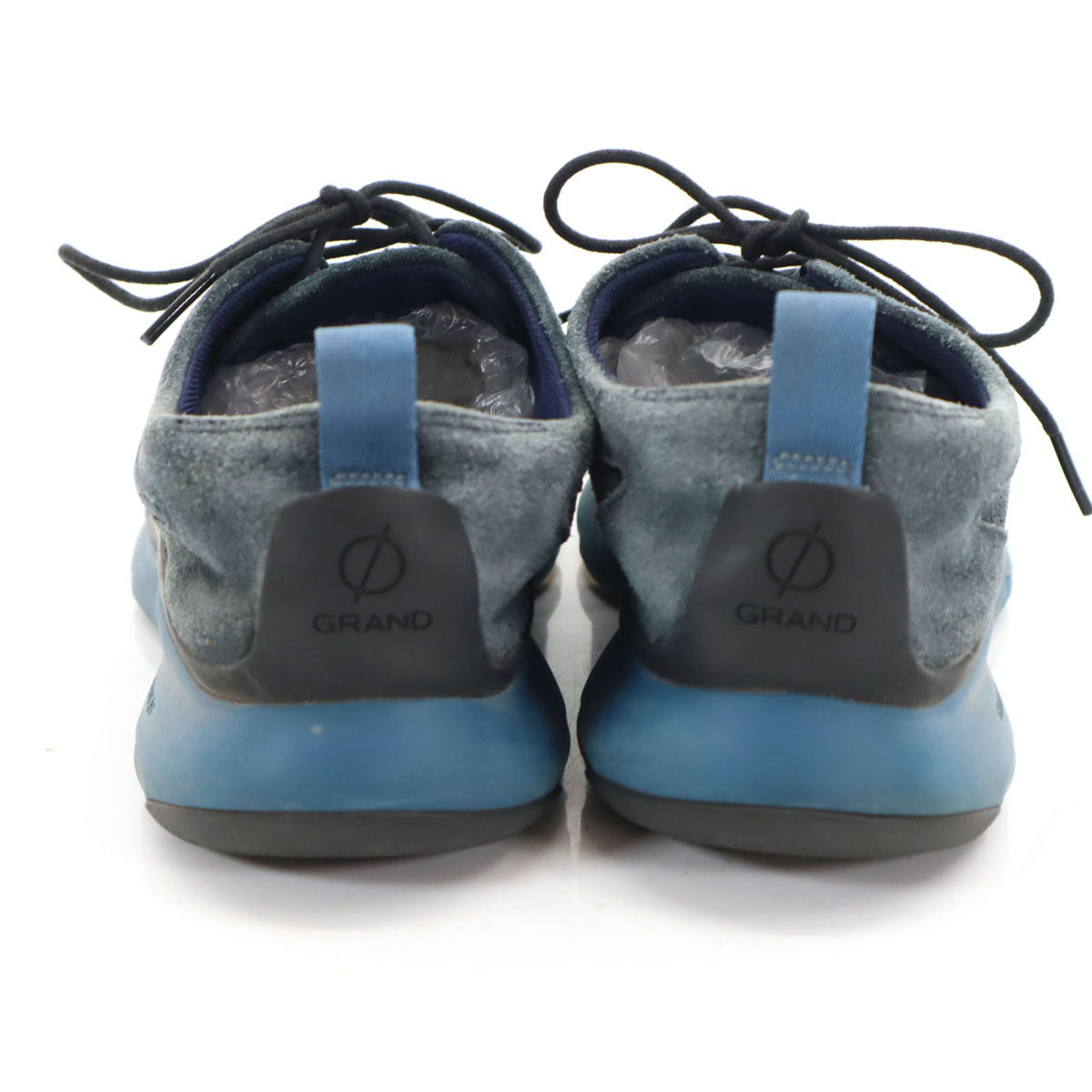 COLE HAAN コールハーン ゼログランド ウィング オックスフォード スエード レザーシューズ 7 1/2M ネイビー C28205 メンズ