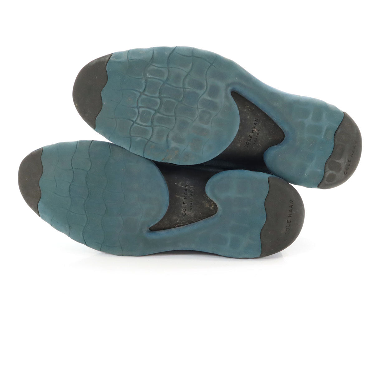 COLE HAAN コールハーン ゼログランド ウィング オックスフォード スエード レザーシューズ 7 1/2M ネイビー C28205 メンズ