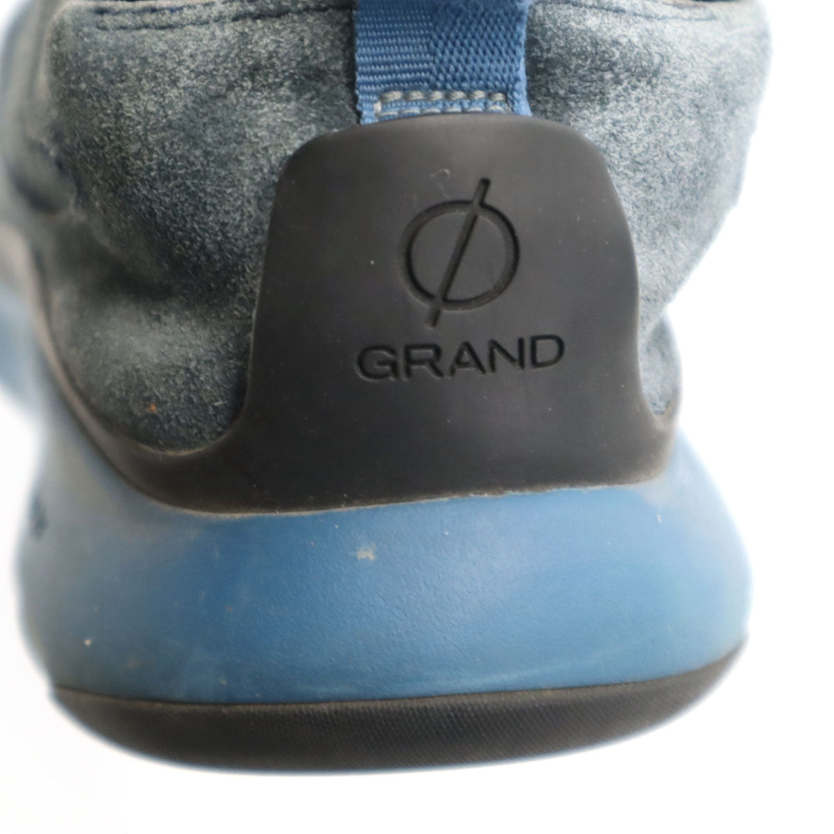 COLE HAAN コールハーン ゼログランド ウィング オックスフォード スエード レザーシューズ 7 1/2M ネイビー C28205 メンズ