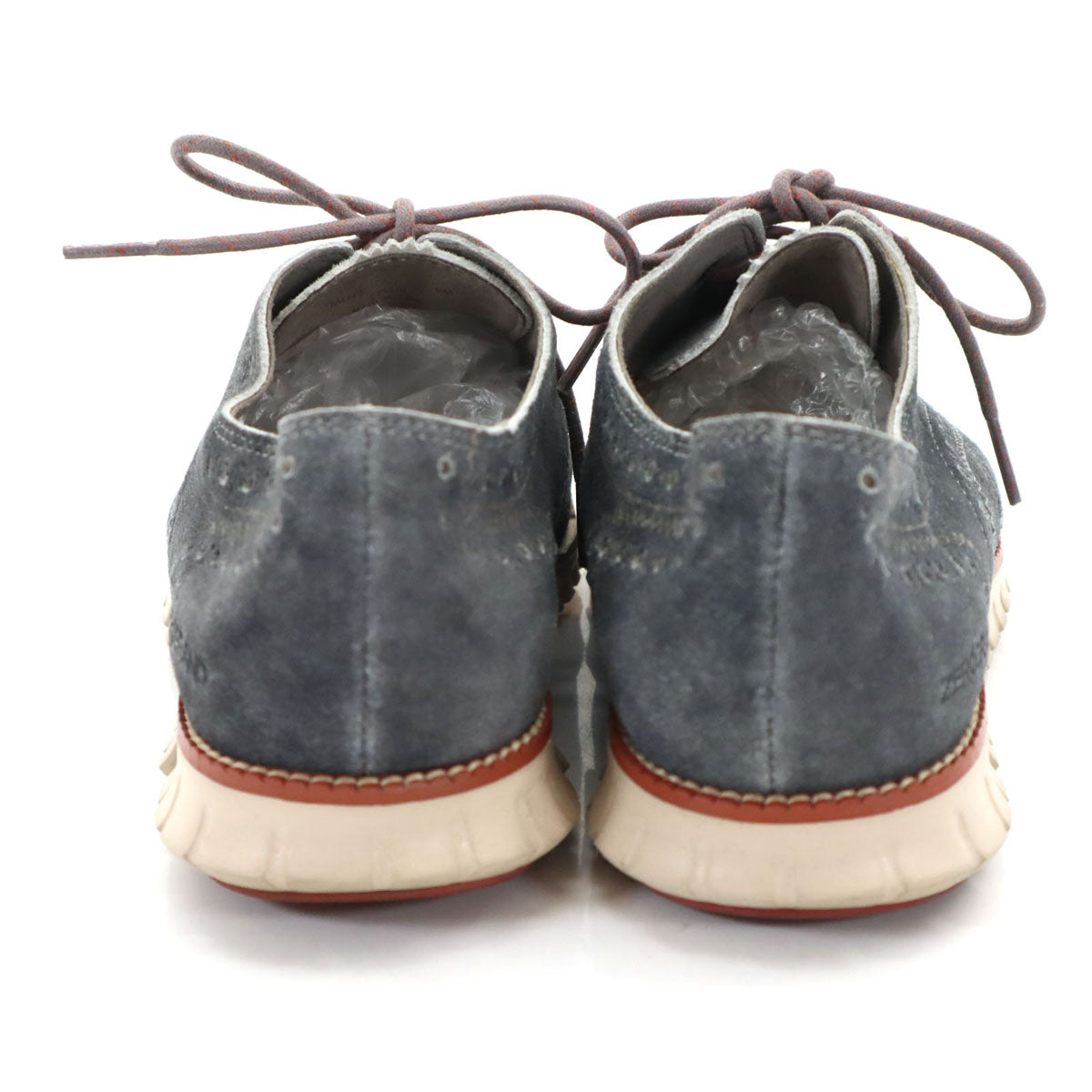 COLE HAAN コールハーン ゼログランド ウィング オックスフォード スエード レザーシューズ 9M チャコールグレー C29670 メンズ