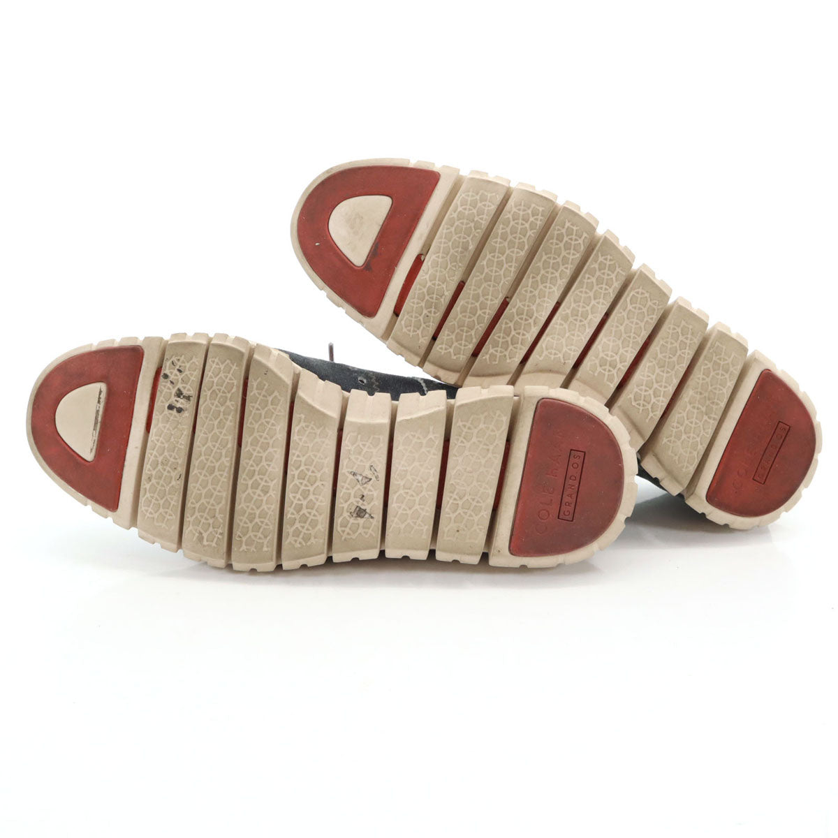 COLE HAAN コールハーン ゼログランド ウィング オックスフォード スエード レザーシューズ 9M チャコールグレー C29670 メンズ