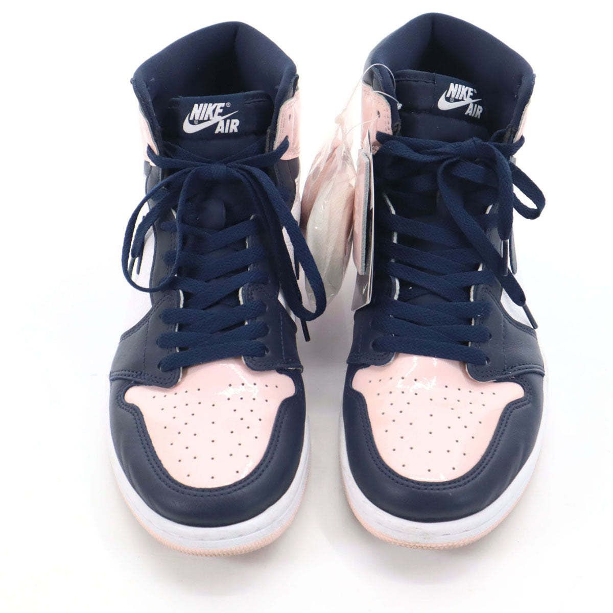 NIKE ナイキ エアジョーダン 1 レトロ ハイ OG SE スニーカー 29 ネイビー DD9335-641 シューレース付き レディース