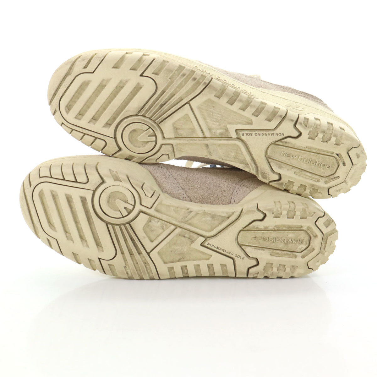 NEW BALANCE ニューバランス x AIME LEON DORE BB550AC1 エイメレオンドレ コラボ スニーカー 30 ベージュ シューレース付き メンズ