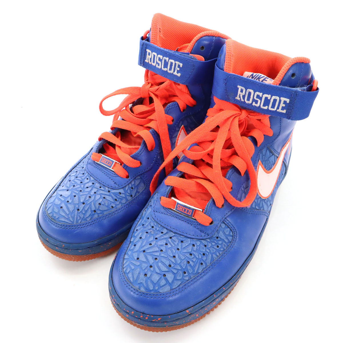 NIKE ナイキ Air Force 1 エアフォースワン HI CMFT PRM RW QS ハイカットコンフォート スニーカー US 8.5 ブルー系 624185-400 メンズ