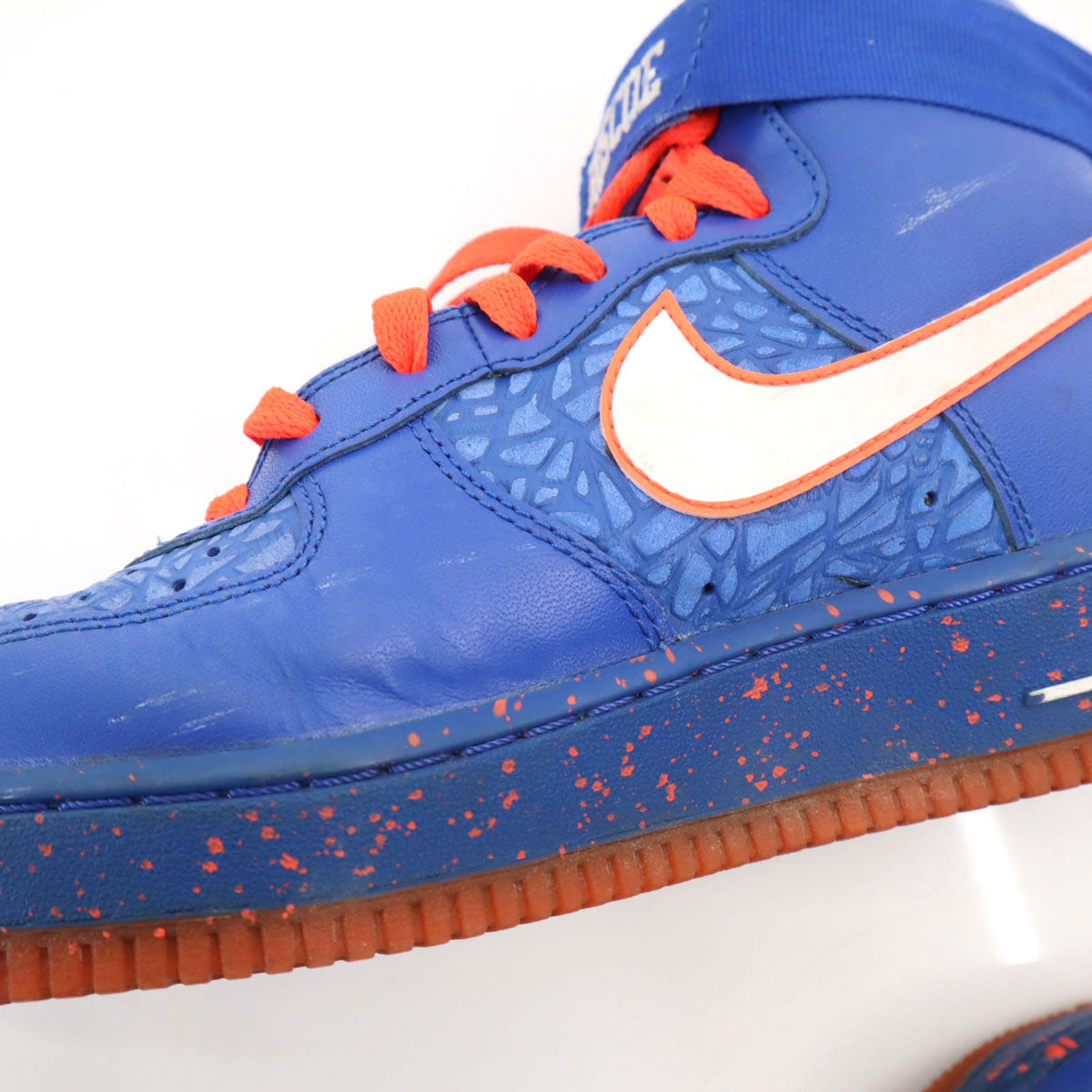 NIKE ナイキ Air Force 1 エアフォースワン HI CMFT PRM RW QS ハイカットコンフォート スニーカー US 8.5 ブルー系 624185-400 メンズ