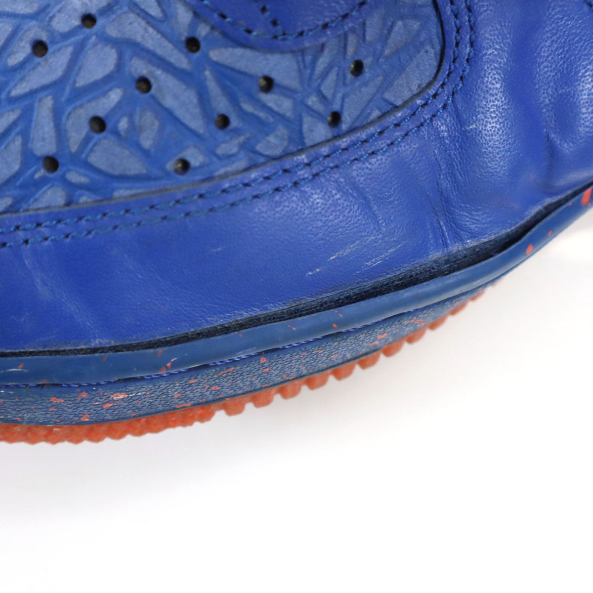 NIKE ナイキ Air Force 1 エアフォースワン HI CMFT PRM RW QS ハイカットコンフォート スニーカー US 8.5 ブルー系 624185-400 メンズ