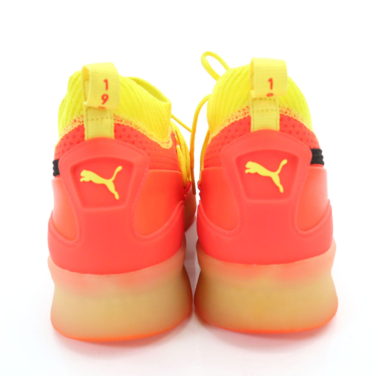 PUMA プーマ クライドコート ハイカット スニーカー US 8 オレンジ系 CLYDE COURT バスケットボール メンズ