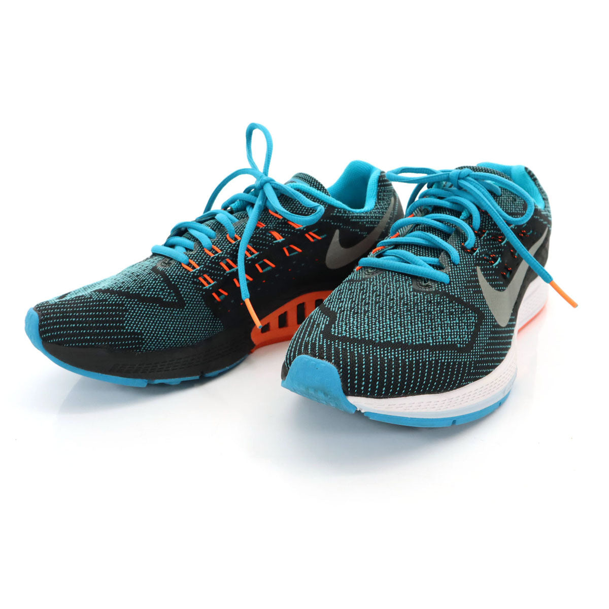 NIKE ナイキ エア ズーム ストラクチャー ランニング スニーカー 26.5 水色 683731-402 メンズ