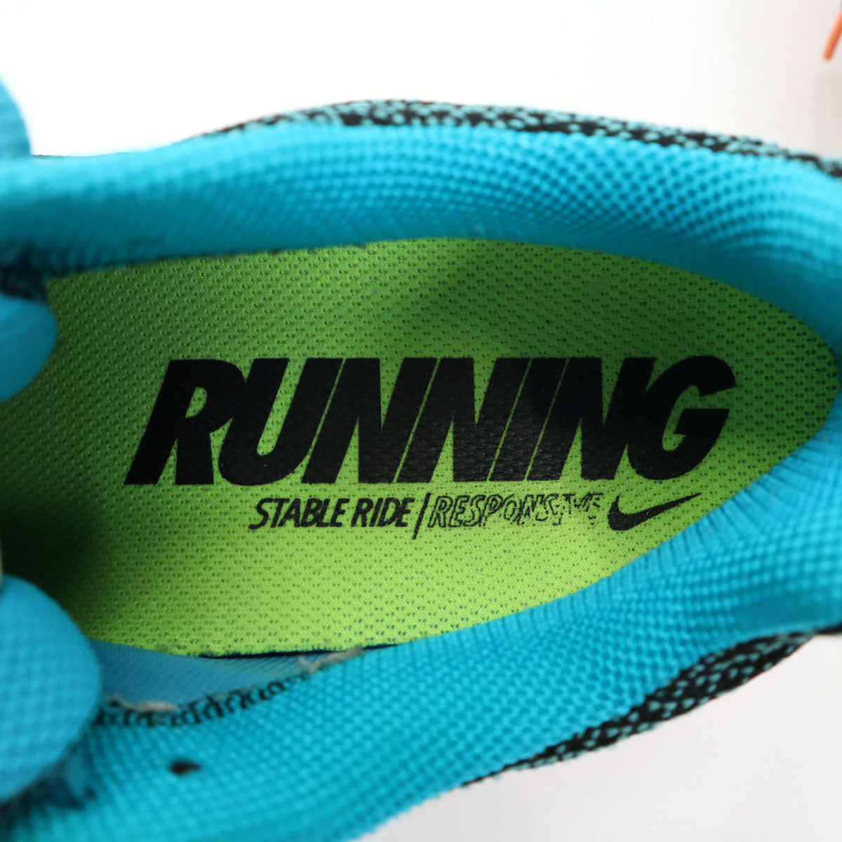 NIKE ナイキ エア ズーム ストラクチャー ランニング スニーカー 26.5 水色 683731-402 メンズ