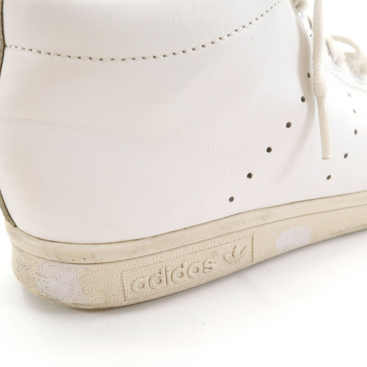 adidas Originals アディダスオリジナルス スタンスミス ミッドカット スニーカー 23.5 白 HYKE ハイク コラボ レディース