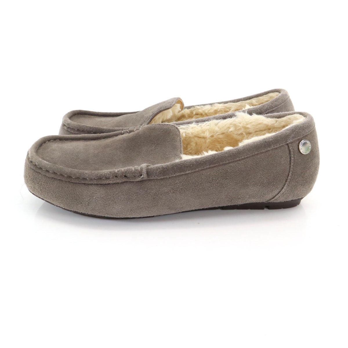 HIMIKO 卑弥呼 モカシン 25 グレー スエード ボア 箱付き レディース