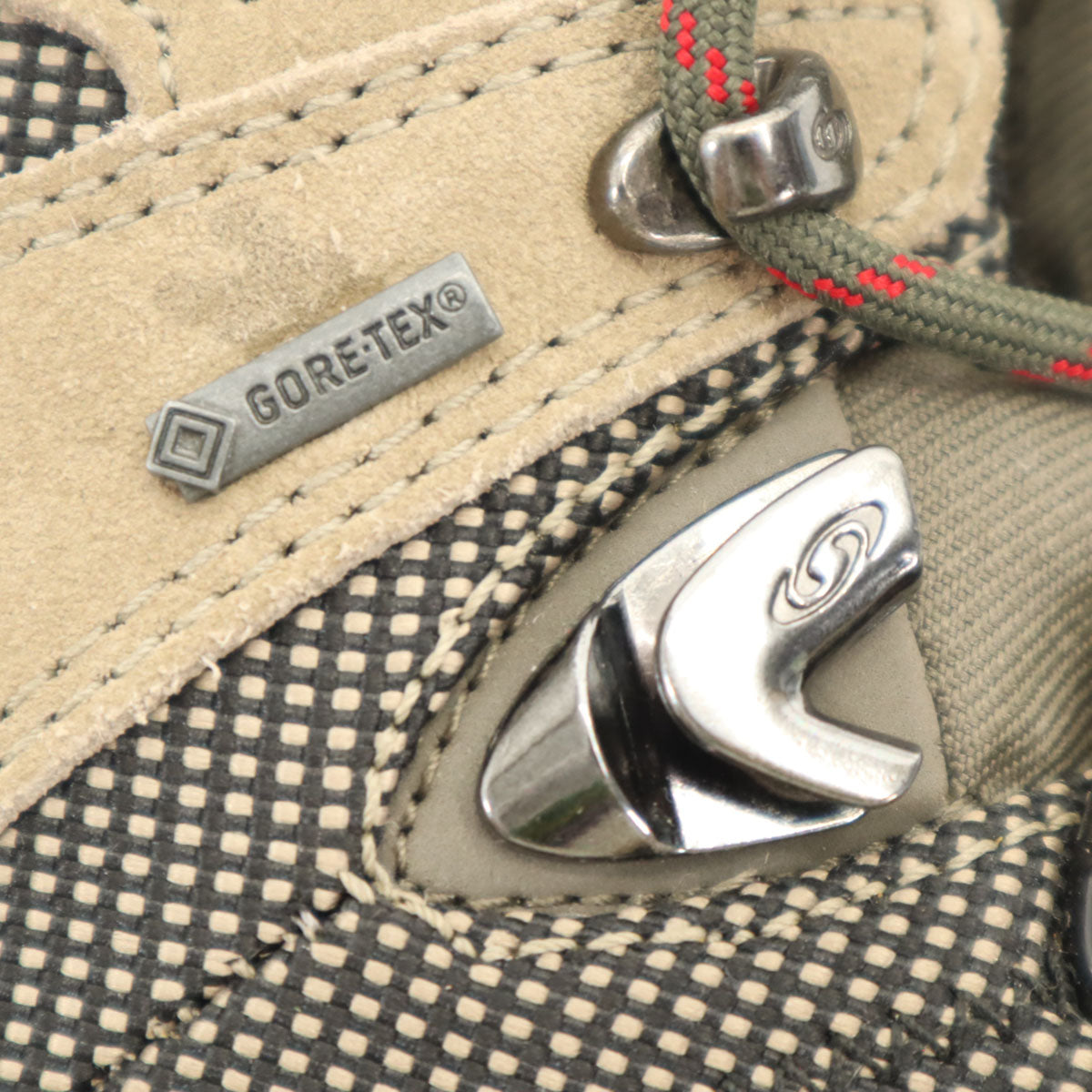 SALOMON サロモン ortholite トレッキング ブーツ US7 グレー系 アウトドア 登山 箱付き ゴアテックス レディース