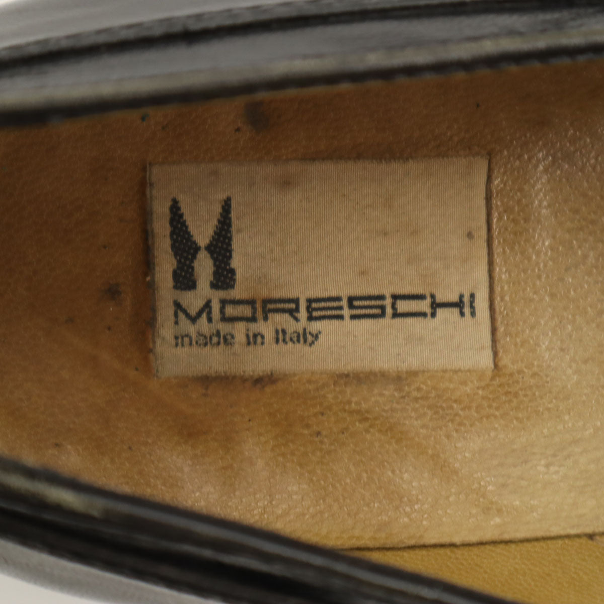 MORESCHI モレスキー イタリア製 ローファー 7 1/2 ブラック メンズ