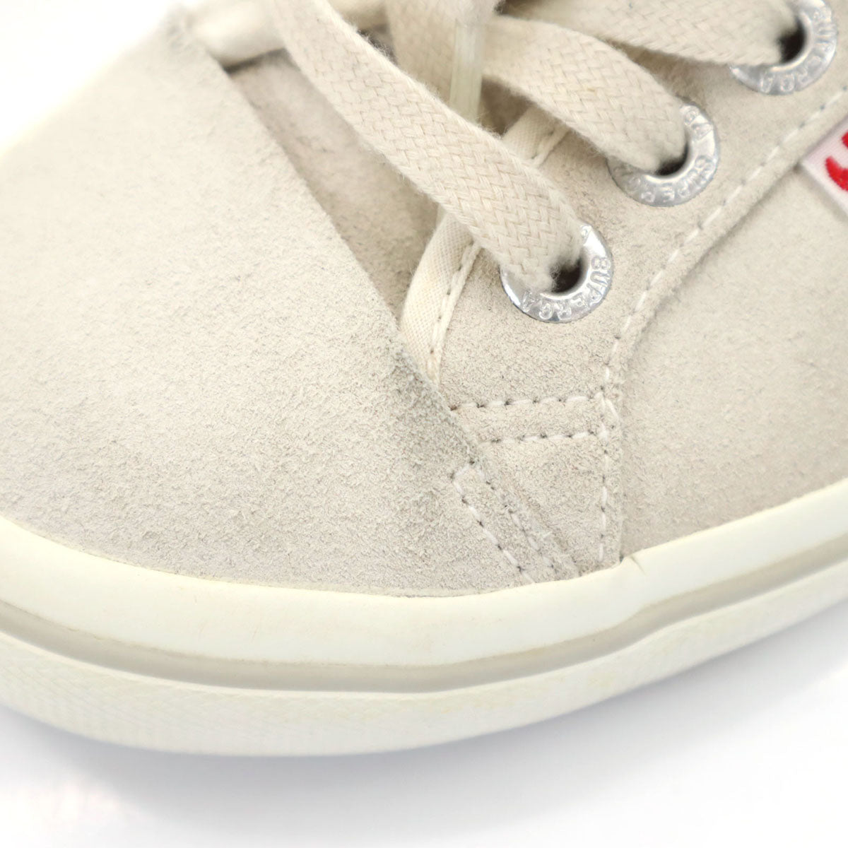 SUPERGA スペルガ スウェード スニーカー EU 35 ホワイト 靴 シューズ レディース