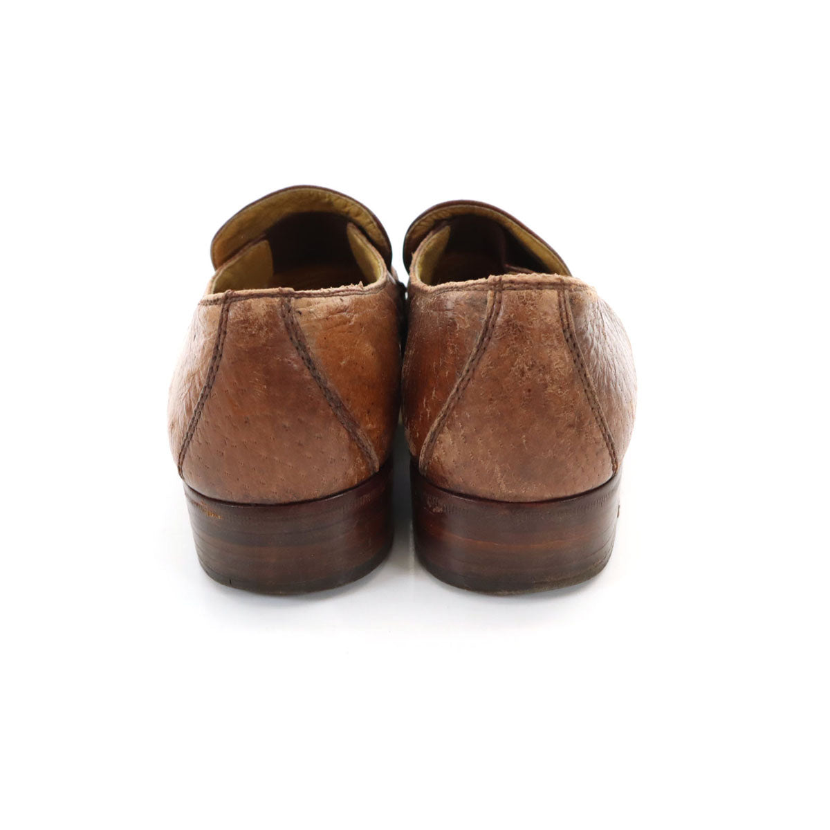 MORESCHI モレスキー イタリア製 ローファー 7 1/2 ブラウン 靴 シューズ メンズ