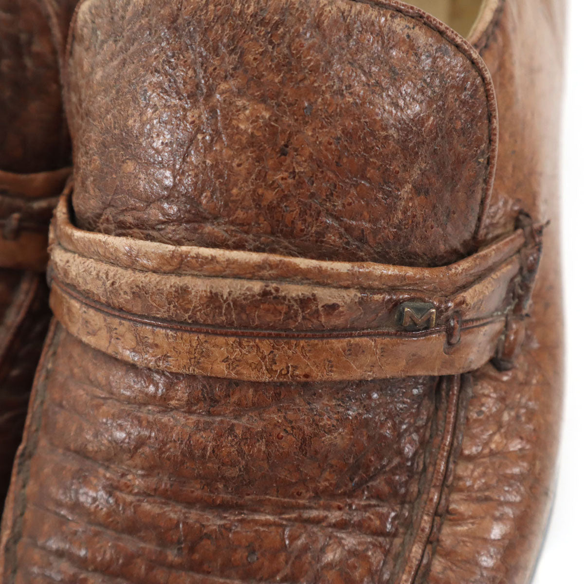 MORESCHI モレスキー イタリア製 ローファー 7 1/2 ブラウン 靴 シューズ メンズ