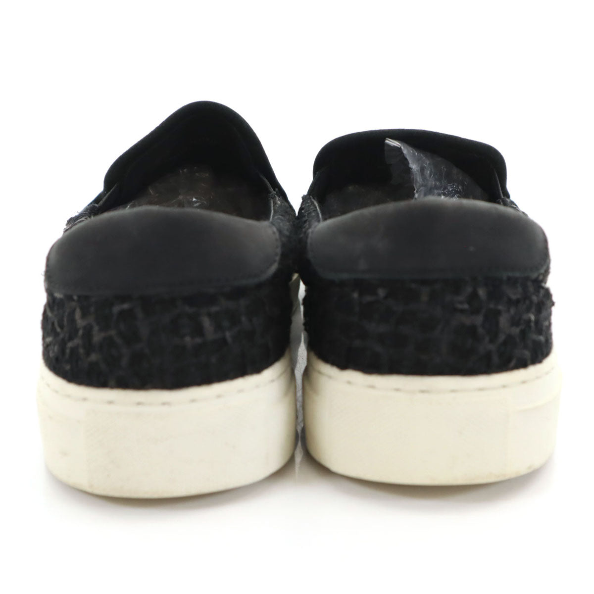 DIEMME ディエッメ イタリア製 ツイード スリッポン 45 黒 メンズ