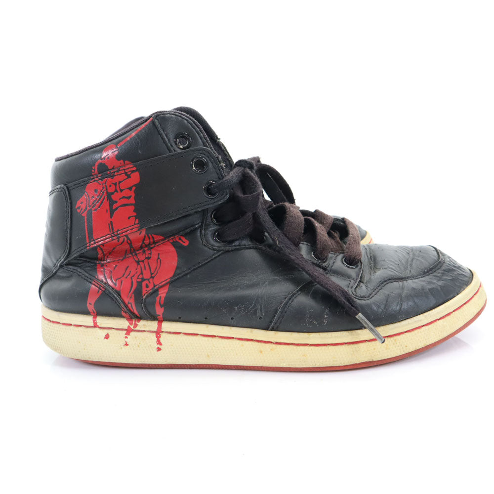 POLO RALPH LAUREN ポロラルフローレン ハイカット スニーカー 27 黒 メンズ