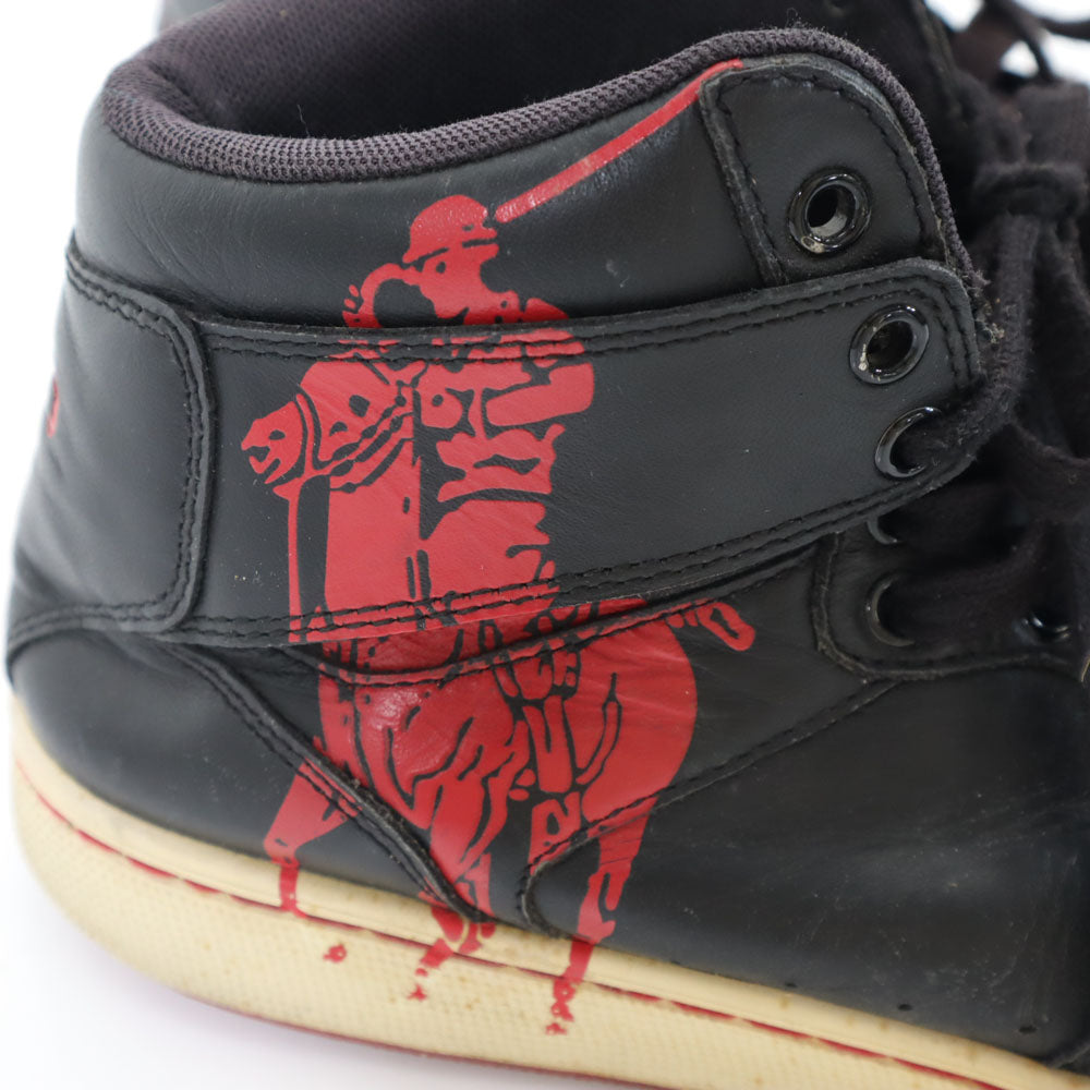 POLO RALPH LAUREN ポロラルフローレン ハイカット スニーカー 27 黒 メンズ