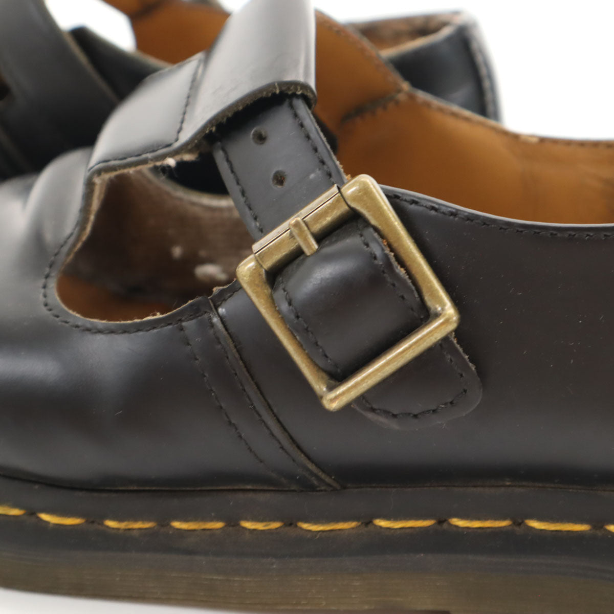 Dr.Martens ドクターマーチン POLLEY Tバー シューズ UK4 黒 レディース