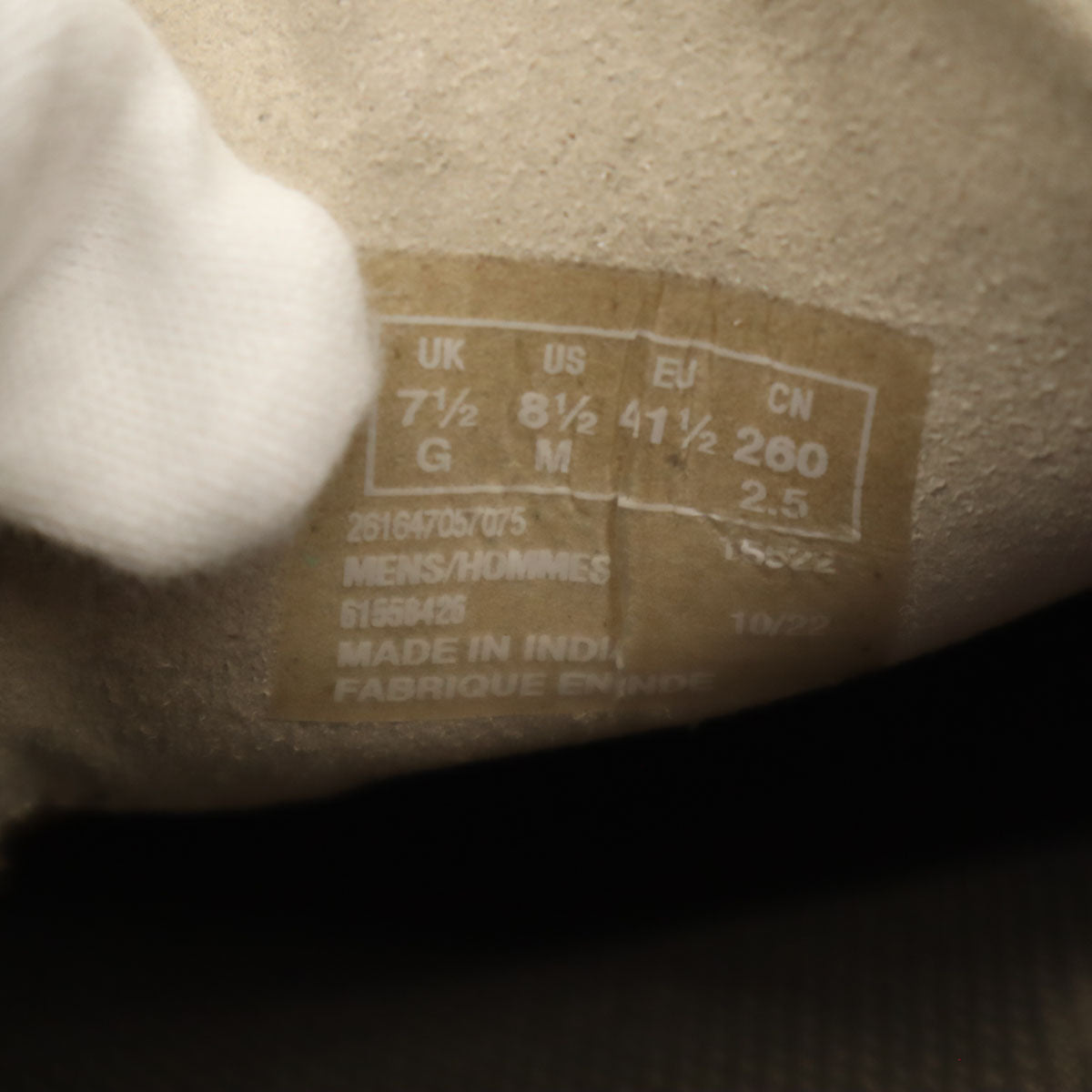 Clarks クラークス シェイカーライトモック ワラビー ブーツ UK71/2 ダークサンドコンビ 箱付き メンズ